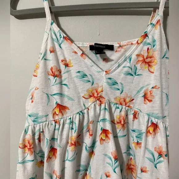 Forever 21 Floral Tank Top - Picture 2 of 5